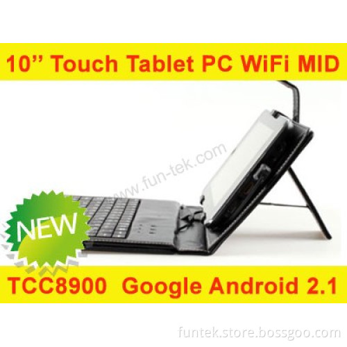 New 10 inch Android2.1 Tablet PC Telechips Tcc8900 256MB 4GB